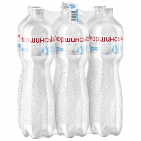  Water delivery Kharkiv — Упаковка минеральной природной столовой негазированной воды «Моршинская» 1,5 л х 6 бутылок_0 